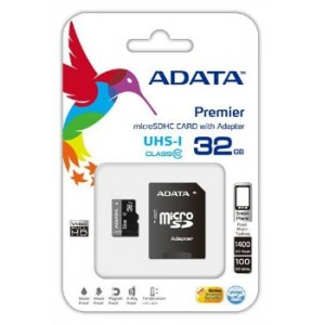 Card memorie Adata micro SDHC UHS-I 32GB + adaptor SDHC [AUSDH32GUICL10-RA1]